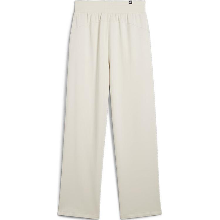 Puma Logo Casual Outdoor Comfortable Mid Waist Knitted Sports Pants Women Pants Beige 685573-87