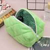Plush Material Cosmetic Bag Large Capacity Travel Organizer Compact Makeup Bag  Makeup Storage