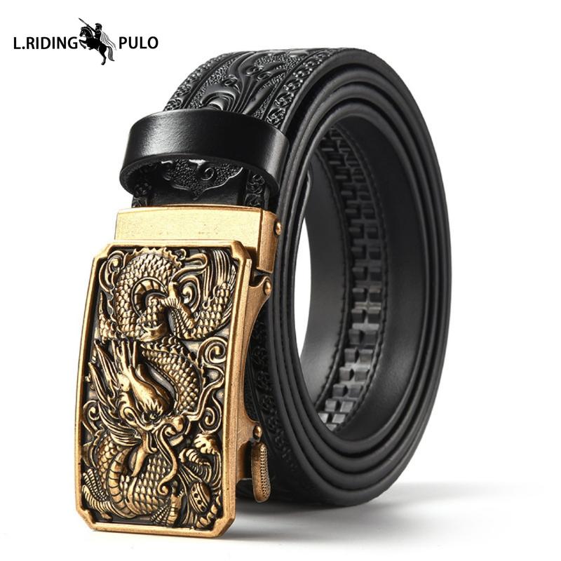 Pánský slitinový automatický opasek etnického stylu, ležérní, dominantní osobnost, vyřezávaný opasek se vzorem fénixe