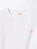 BEAMS HEART Printed with Logo Back Print x Size M T-Shirt B-HEART (S-L), Women's, Off-White Pink, (43080050213)