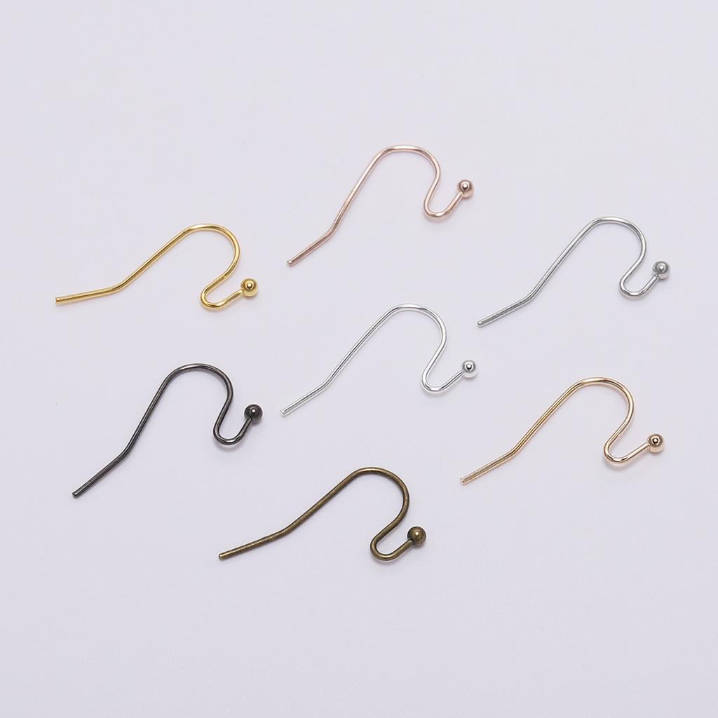 100pcs/lot 21*16mm Earring Wires Earrings Hooks For Jewelry Making Findings DIY Earwire Jewelry Accessories Supplies