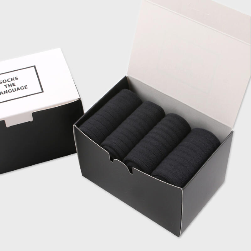 Men s Solid Suit Socks (Charcoal 4-Set)