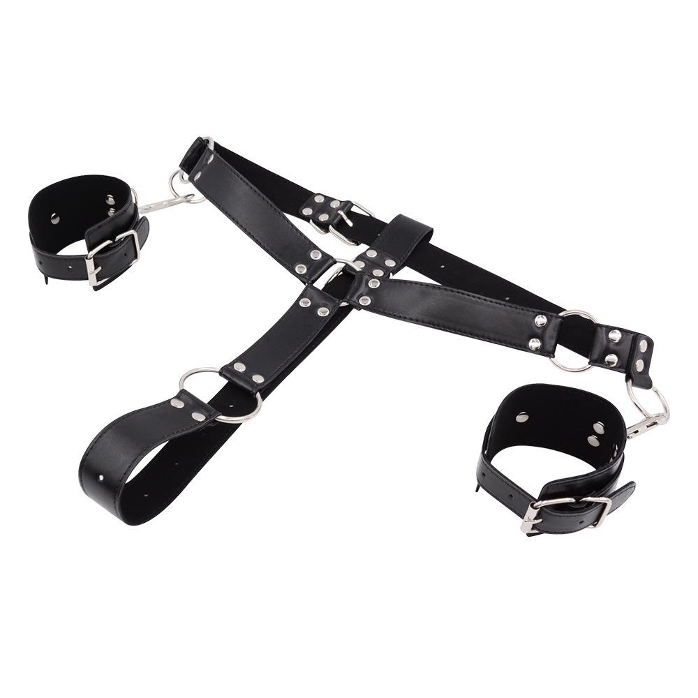 SM Adult Sex Product Wear Pants Delay Horseshoe Ring Bondage and Discipline Underwear Sexy Handcuffs Toys