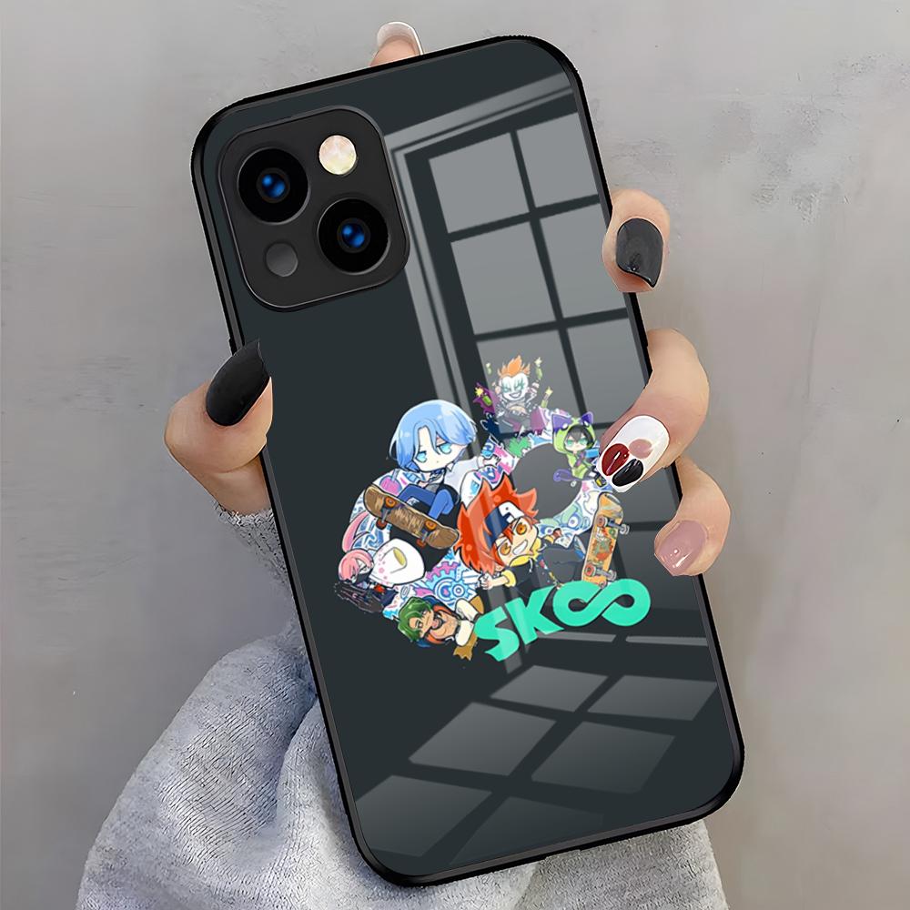 

S-Sk8 The Infinity Phone Case For IPhone 17 Air Pro Max 16 15 14 13 11 Plus Glass Cover iPhone17 Air