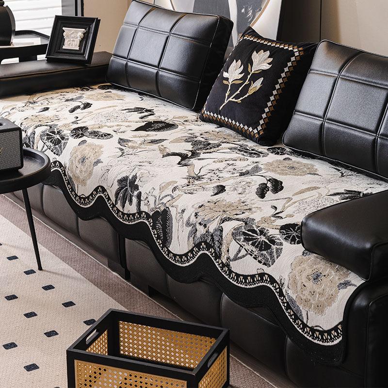Special-Shaped Sofa Cushion Universal In All Seasons  New Sofa Seat Cushion Non-Slip Straight Row Light Luxury High-End Cover Cloth Towel