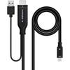 HDMI To USB-C Converter Cable - Nano Cable - 1.8 M - 4K 60Hz - Plug & Play - Black