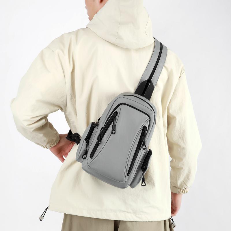 Men's Backpack and Chest Bag 2 In 1 Fashion Small Black Shoulder School Bag for Man Designer Waterproof Sports Travel Bag