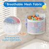 Kids Bath Toy Storage Bag Large Capacity Hanging Organizer Wall Mounted Mesh Drain Basket For Bathroon Shower Toy