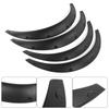 4pcs Flexible Fender Flares Wide Wheel Arches Splatter Guards Matte Black Universal Car Parts