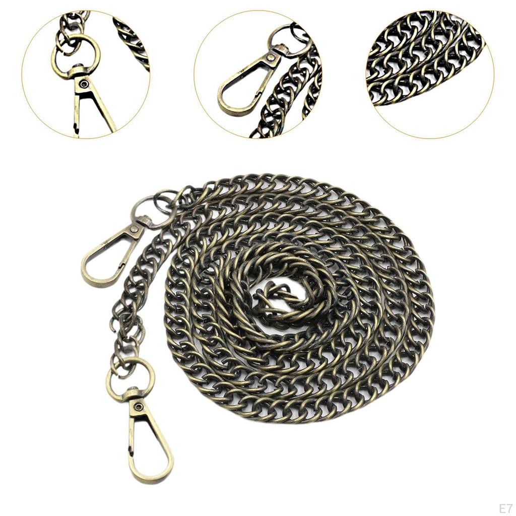 47 Inch Handbag Chain Strap, Bag for Small Crossbody Bag, Clutch, DIY