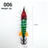 Horizontal Squid Jig Luminous Artificial Calamar Wobbler Sea Fishing Lures  Cuttlefish Fishing
