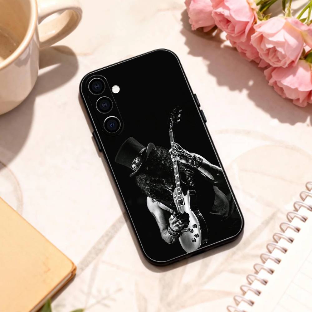 BAND G-Guns N' Roses Phone Case For Samsung Galaxy A73,A72,A71,A70,A53,A52,A51,Others Soft Black Shell