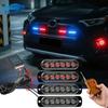 24 LED Warnleuchten für Auto-Kühlergrill Kabellose Steuerung Warnblinklicht Auto Stroboskope LED Stroboskoplichter 12-24V für SUV