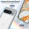 For Google Pixel 10 Pro XL Case Plating Silicone Bumper Shockproof Clear Back Cover Hard Phone Case for Google Pixel 10 Pro XL