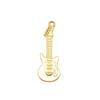 Musical Charms Multi Color Alloy Guitar Pendants For Music Themed Jewelry Making