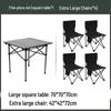 YIXI Foldable Outdoor Camping Table and Chairs Set