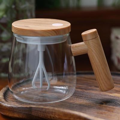Auto Stirring Coffee Mug Automatic Cup High Speed Powerful Glass Self Mixing Electric