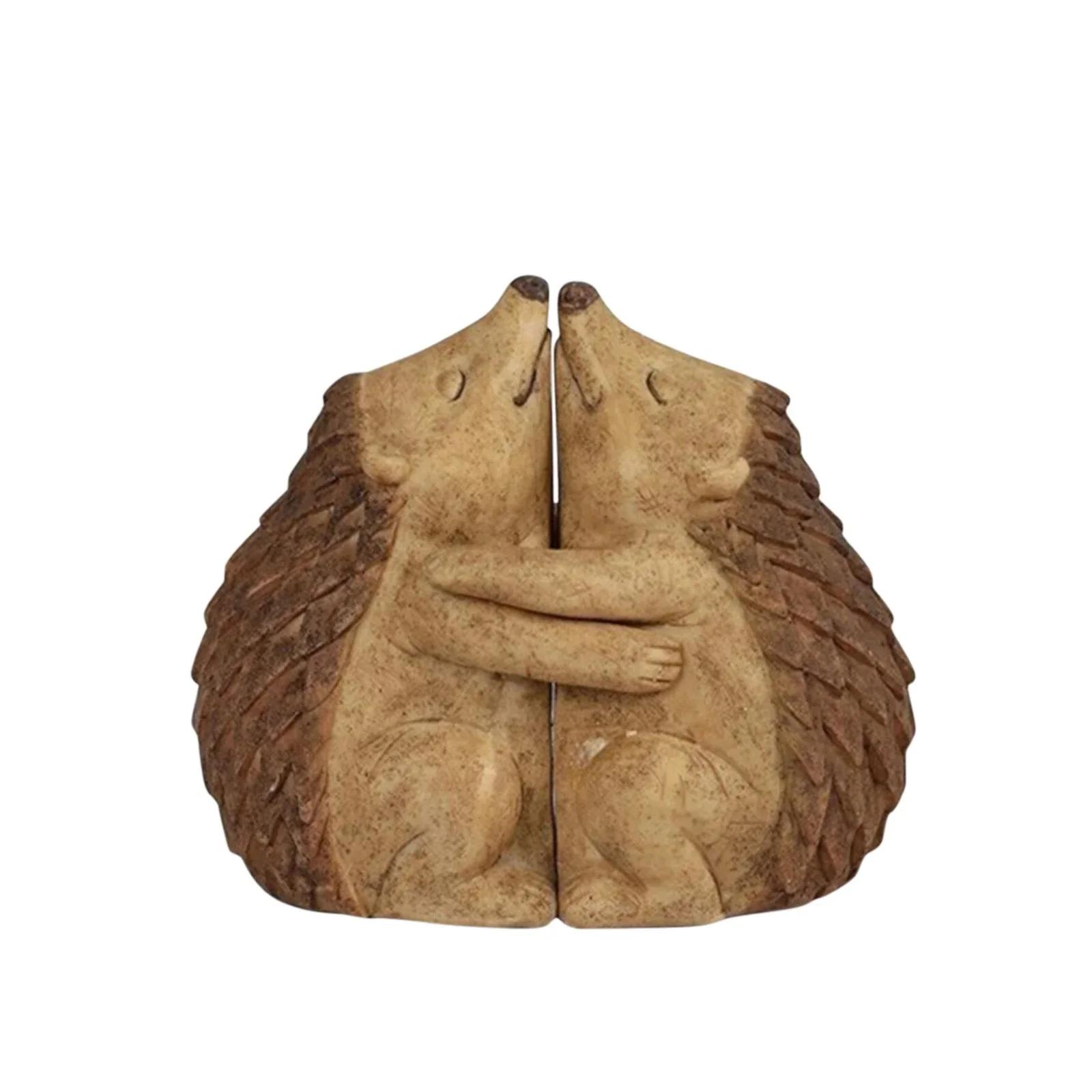 Креативная Любовь Статуэтка Объятий Животных Полимерные Изделия Статуэтка Объятий Пары Слонов Подарок на Свадебную Годовщину День Рождения Домашний Декор