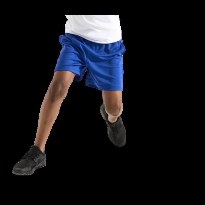 Just Cool Kids' Sports Shorts with Side Pockets In Royal Blue - - Royal Blue