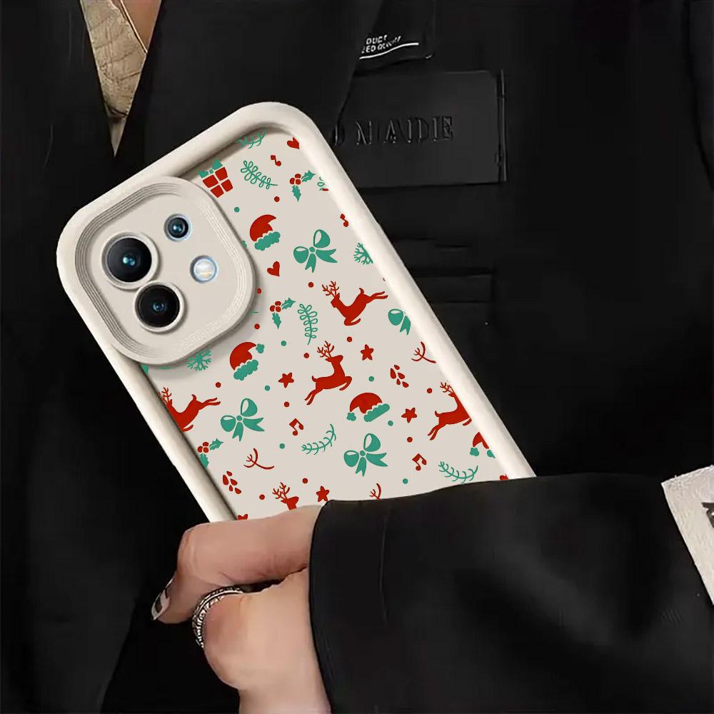 Merry Christmas Drawings Print Phone Case For Xiaomi 17 Pro Max 15T 14T 13T 11Lite Poco X5 X6 X7 F5 F7 M6 M7 Pro 5G Soft Cover