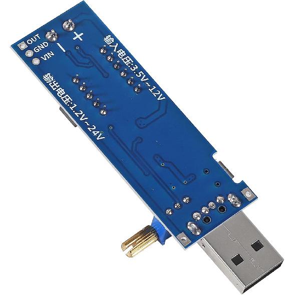 2pcs USB Buck Boost Converter 3.5V-12V to 1.2V-24V DC-DC Adjustable Step Up Step Down Power Supply Module Voltage Regulator 5V to 3.3V 9V 12V 18V 24V