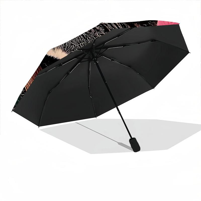 1PC Koala, Eucalyptus Automatic Folding Umbrella, Portable & Foldable Design with 8 Ribs, 87