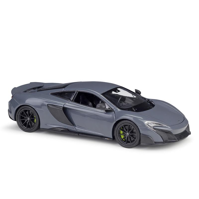 WELLY 1/24 McLaren 675LT Alloy Sports Car Model Diecast Metal Racing Super Car Vehicle Model Simulation Collection Kids Toy Gift