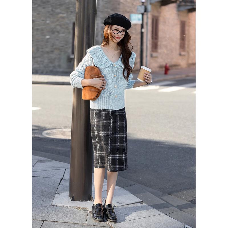 MOCANA Women's Doll Collar Knit Top