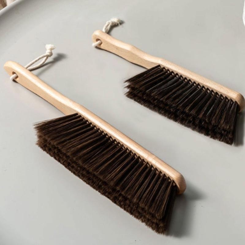 MultiPurpose Long Handle Cleaning Brush With Wood Handle Effective On Fabrics Vehicle Furniture Multiroom Application