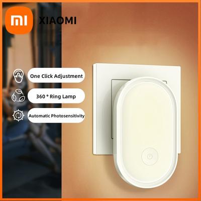 Xiaomi Lampka nocna LED Lampa ścienna Wtyczka EU Sterowanie oświetleniem Indukcja Oszczędność energii Ochrona środowiska Lampa do sypialni Wystrój domu
