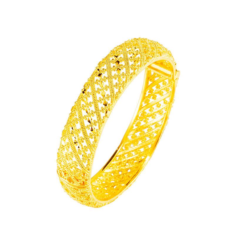 New Style Hollow Buckle Women's Retro Jewelry Bracelet Elegant, Simple, Light Luxury, High-end