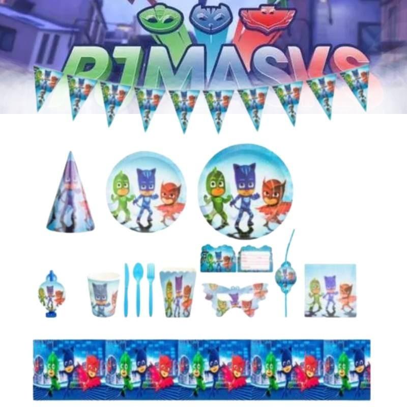 Cartoon Children's Birthday Party Disposable Tableware Set Decorations