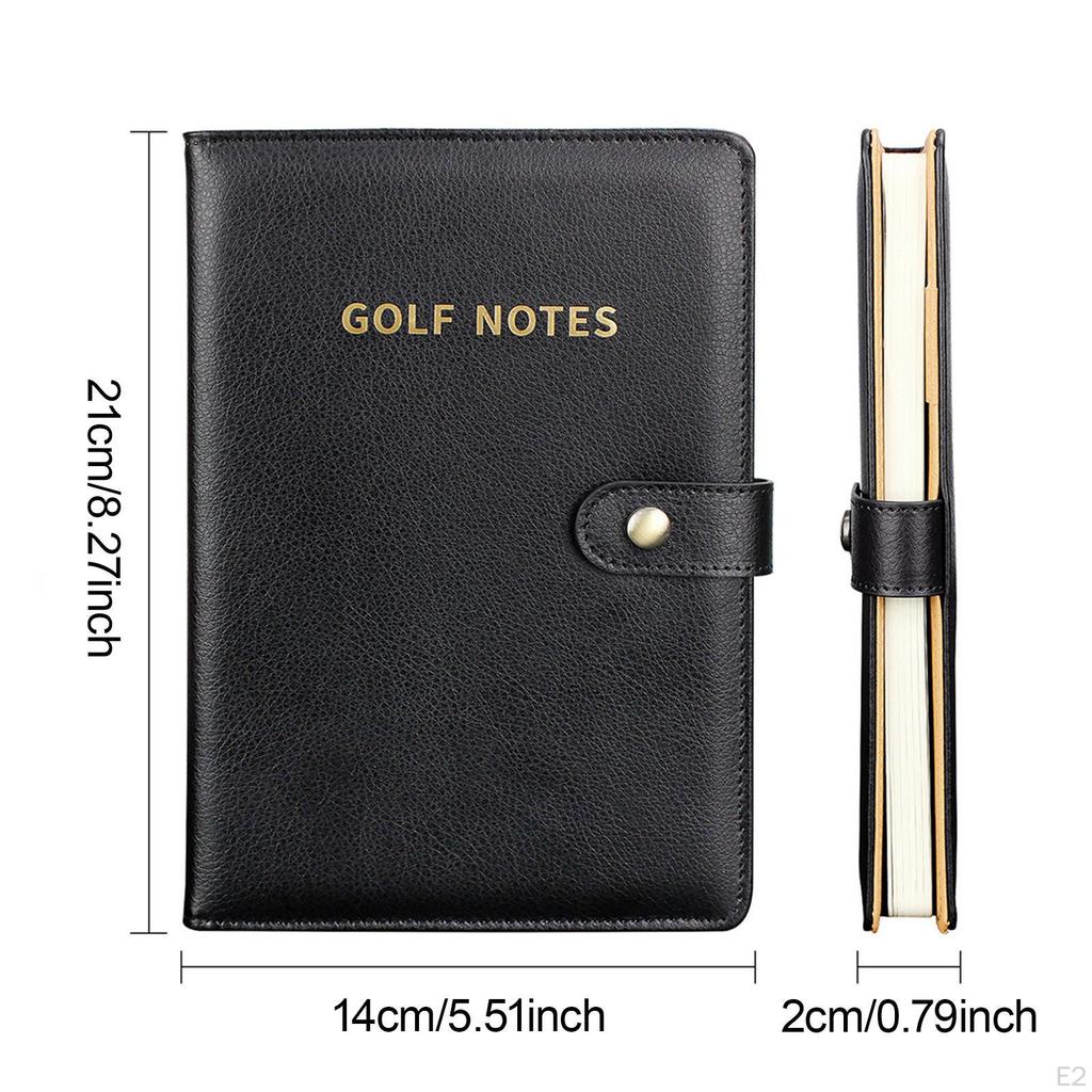 Golf Scorecard Book Golfs Club Bag Accessories 100 Pages Competition Supplies Yardage
