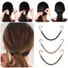 10 PCS Ponytail Holder Women's Elastic Hair Bands Hook With Gum  Thick Curly  Hair Fashion Black Apricot Brown Styling Tools