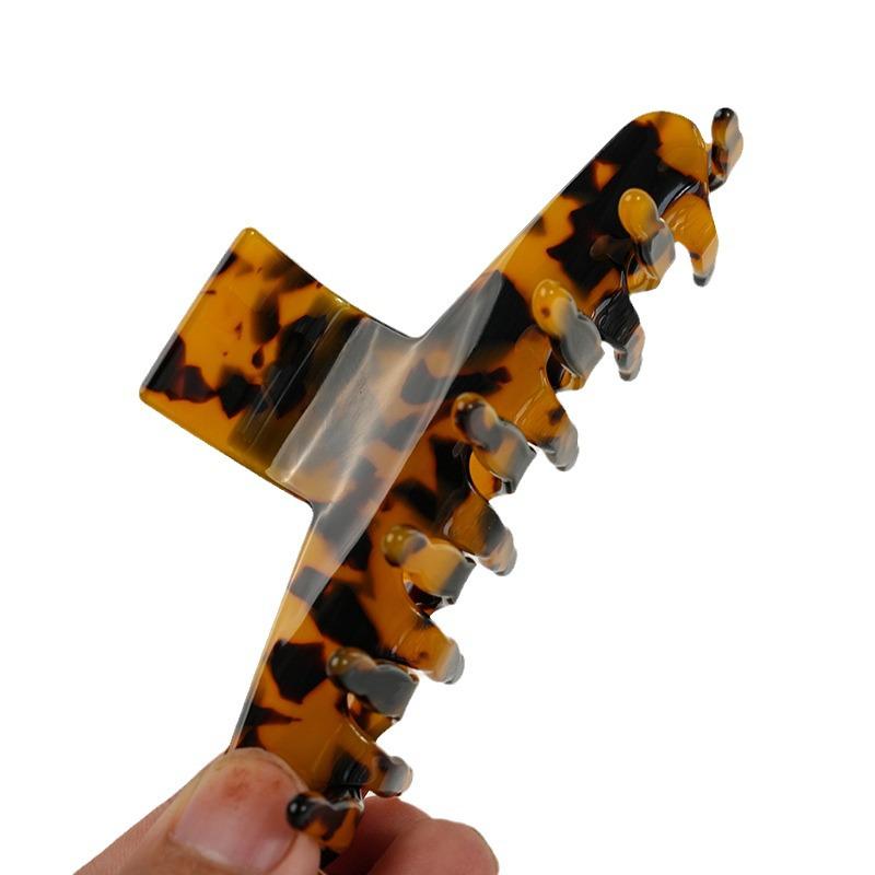 WJia French Minimalist Acetate Claw Clip for Women - Luxury Headwear Accessory