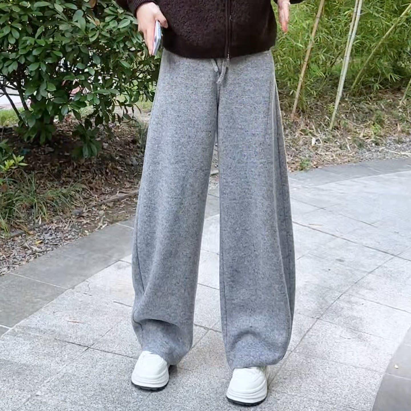 

2026 Bestseller: Women s High-Waisted Retro Straight-Leg Pants - Fashionable, Slimming, Loose-Fit for Spring/Autumn L /28 [105-115 lbs]
