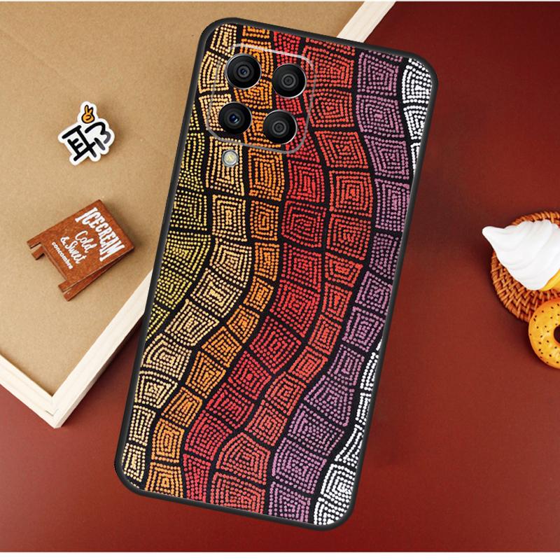 Aboriginal Art Print Case For Samsung Galaxy M21 M20 M23 M31 M11 M54 M14 M34 M13 M52 M32 M12 M16 M36 M56 M15 M55