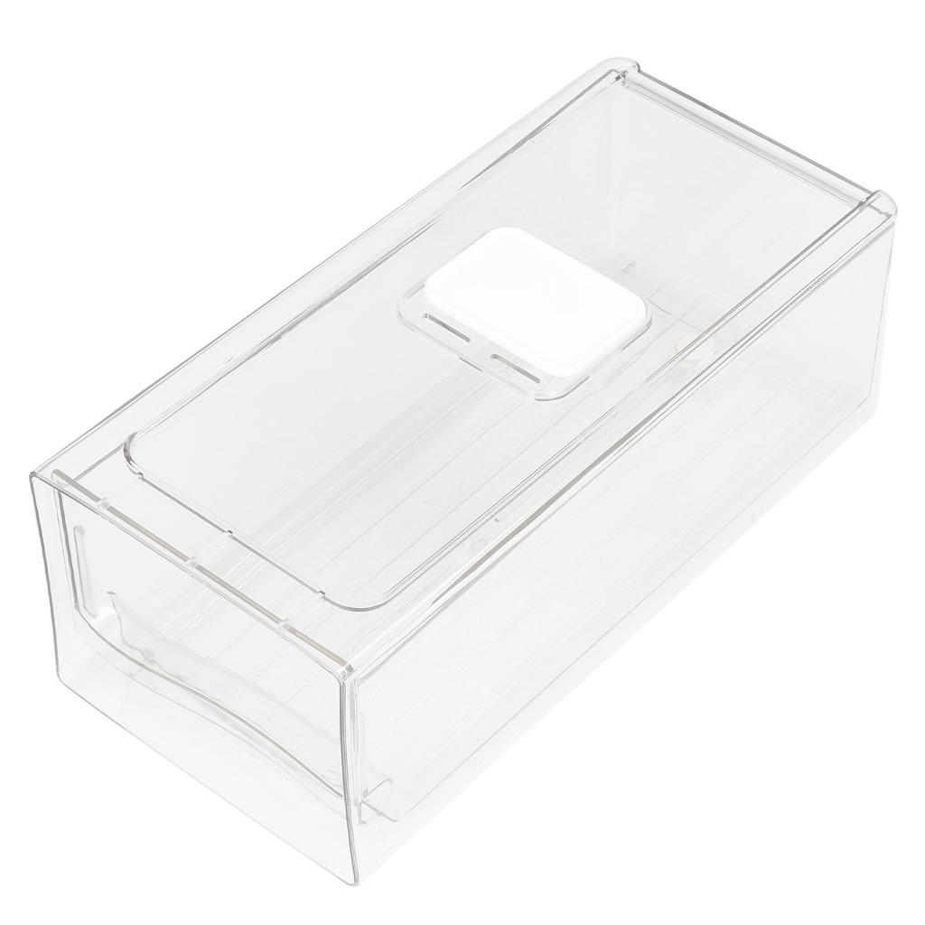 Contenitori Frigorifero Grado Alimentare Trasparenti Contenitore Dispensa Impilabile Cassetto Estraibile per Stoccaggio e Classificazione