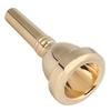 1 2in Horn Mouthpiece Durable Copper Musical Instrument Accessory for Tenor TromboneGold