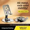Metal Phone Stand With 360degree Rotation For Home Office And Travel Use