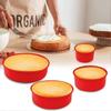 Silicone Cake Mold, Round Silicone Cake Molds, Four-Piece Set of Layer Cake Baking Molds, Leak-Proof Non-Stick Pastry Cake Molds, Children's Cake Mold
