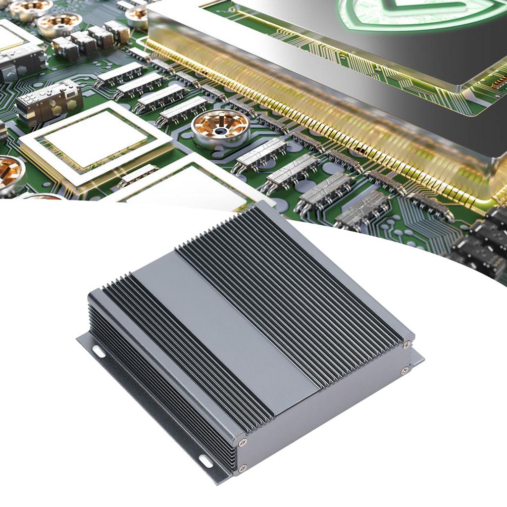 Aluminum Alloy Electric Box Project Junction Case Integrated Enclosure 31x143x130mm Matte Grey