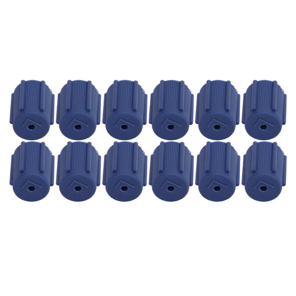 50 Pcs Air Conditioning Valve Cap Impact Scratch Corrosion Resistant Auto AC System Charging Port Covers