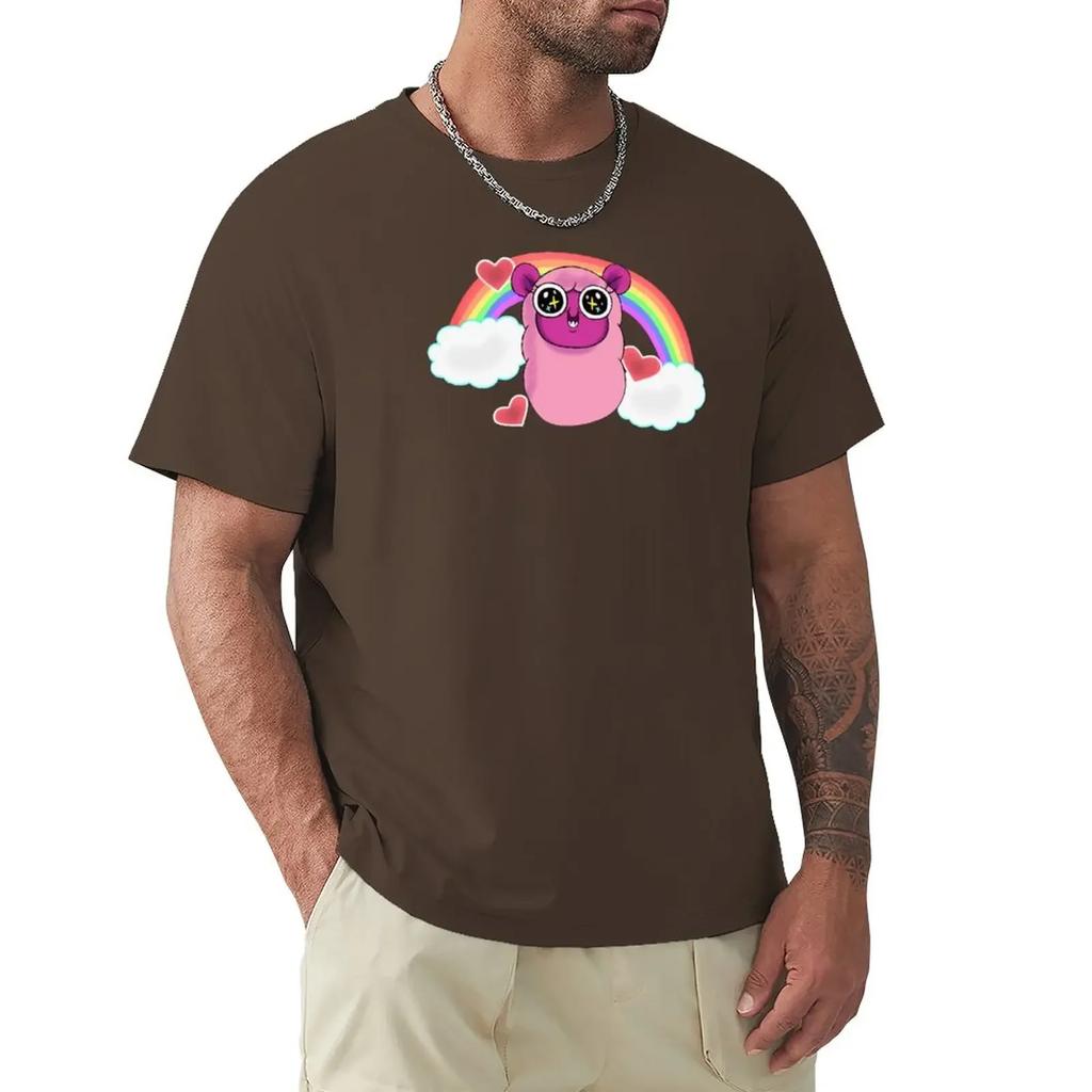 Wammawink plain rainbow T-Shirt tees funnys fitted t shirts for vintage Short sleeve tee graphic t-shirts funny