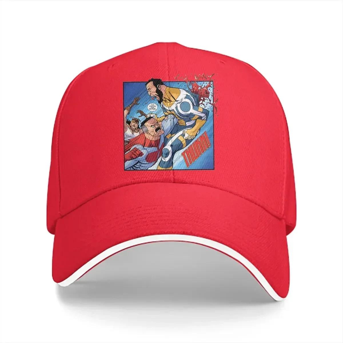 Washed Unisexs Baseball Cap OmniUnisex Superhero Trucker Snapback Caps Dad Hat Invincible TV Series Golf Hats One Size