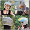 Lightweight Electric Motorcycle Helmet for Women in Summer Sun Protection and Breathable Half Helmet Four Seasons Helmet Men