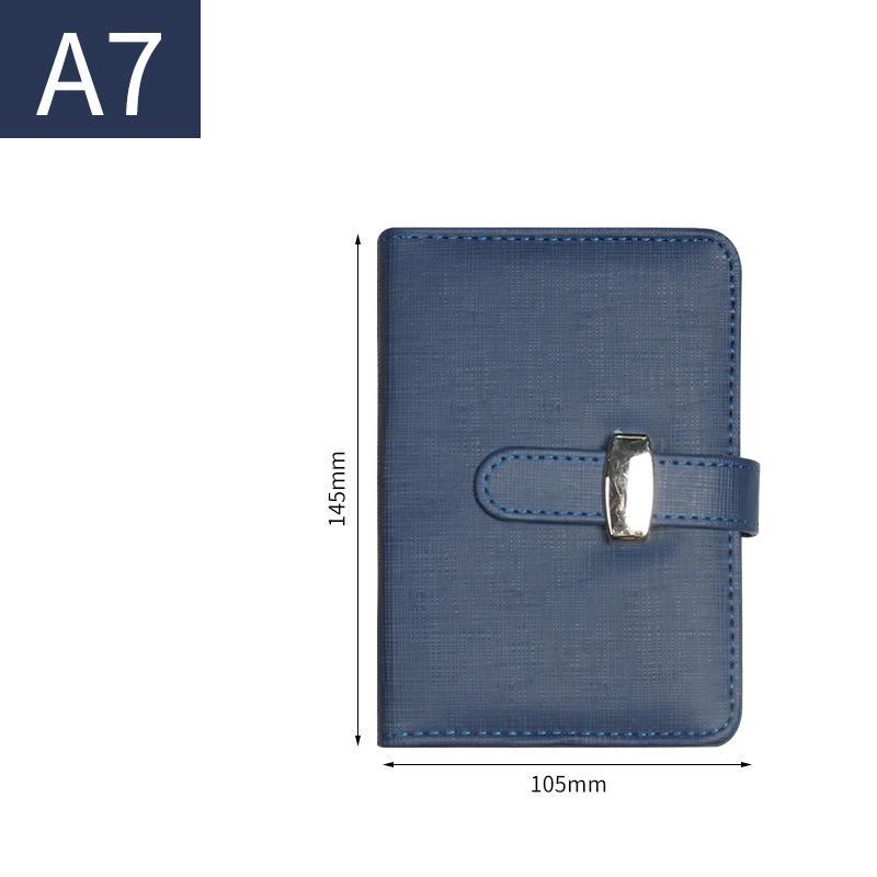 B5 Budget Binder Transparent Refillable Loose Leaf Ring Binder Planner Notebook Leather Snap A5 Binder