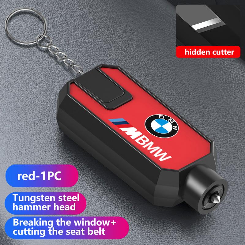 Car Safety Hammer Emergency Glass Window Break Seat Belt Cutter For BMW Performance M E87 E30 E46 E28 F35 G20 E93 F20 X3 X