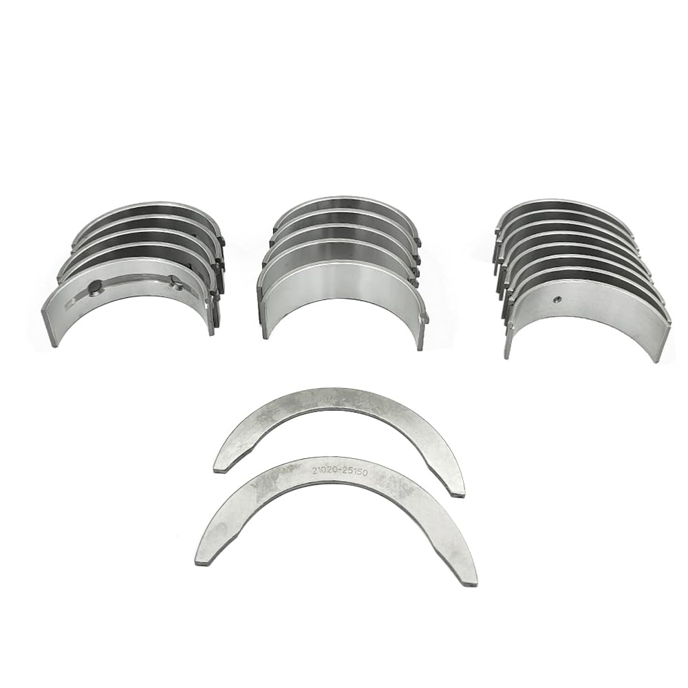 Engine Main Rod Bearing Kit, Main & Rod Bearing Set Fits for 2006-2016 Hyundai Sonata Santa Chrysler 200 Sebring Dodge Avenger Kia Optima Sorento