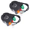 2Pcs Electric Bicycles Scooters Universal 3?in?1 Lights Turn Signals and Horn Switches